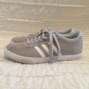 ADDIDAS COURTSET SUEDE SNEAKERS